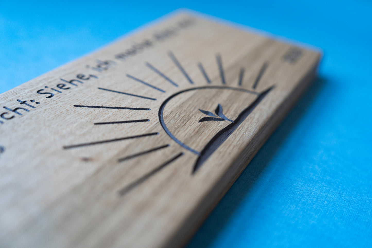 Jahreslosung 2026 Holztafel aus Eiche
